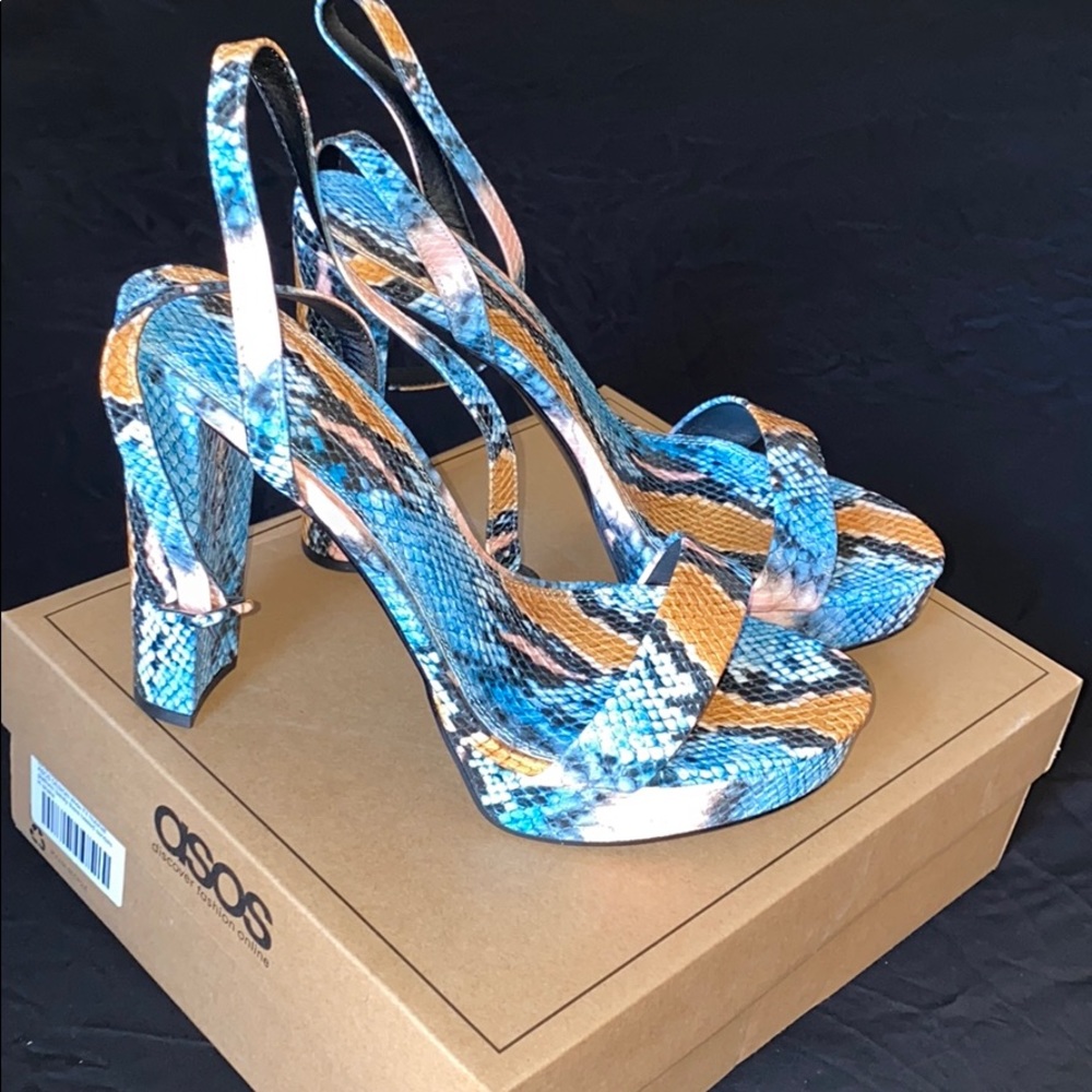 Platform barely there sandal